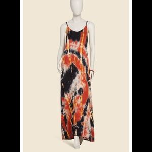 Peyton Jensen Gabrielle Tie Dye Maxi Dress